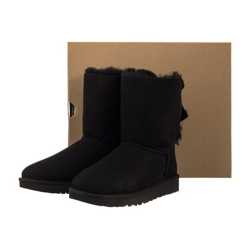 UGG W Bailey Bow II 1016225 W/BLK (UA14-a) kurpes