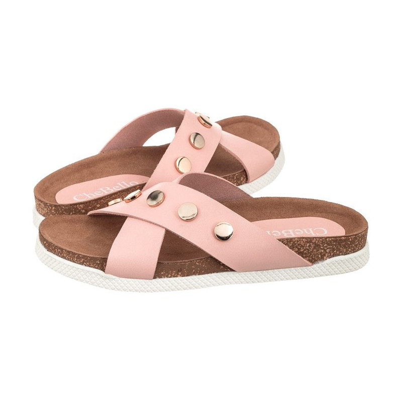 CheBello Różowe 2018 Clark 1785 (CH53-a) Women's Shoes/Flip Flops