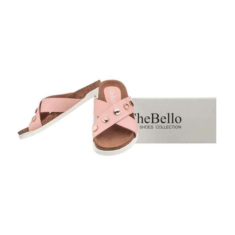 CheBello Różowe 2018 Clark 1785 (CH53-a) Women's Shoes/Flip Flops