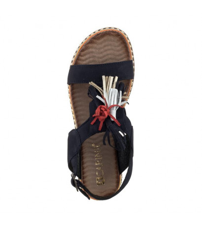 Carinii Granatowe B4425 (CI302-b) sandals