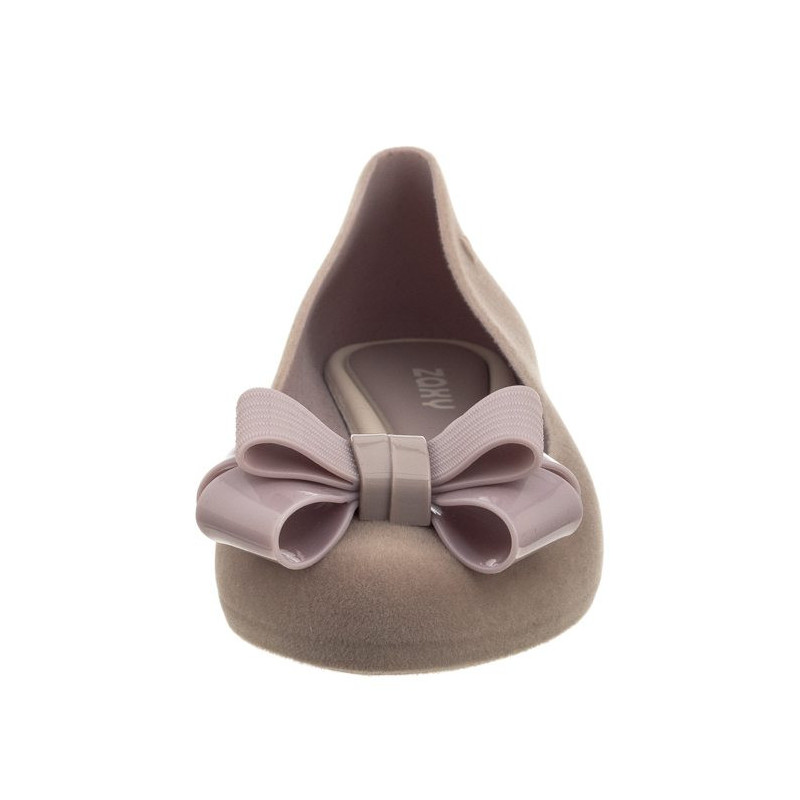 Zaxy Pop Flocked II Fem 82542/51920 Beżowe (ZA70-d) ballerinas