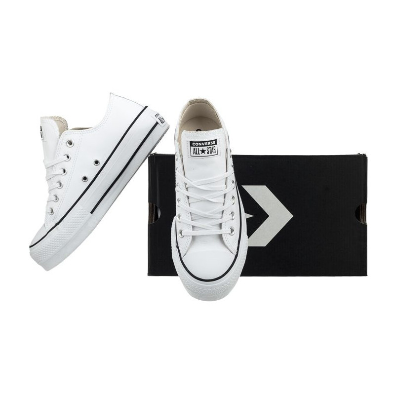 Converse CT All Star Lift Clean OX White/Black 561680C (CO355-a) bateliai