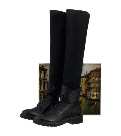 Venezia Czarne 132308 NERO (VE242-a) boots