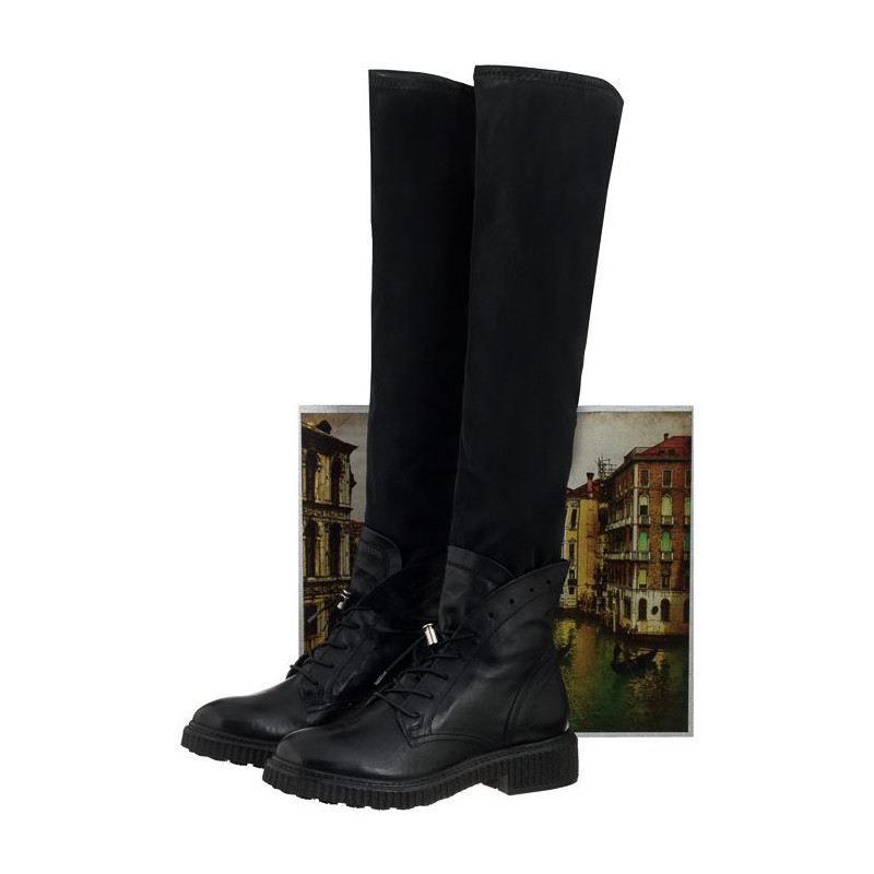 Venezia Czarne 132308 NERO (VE242-a) boots