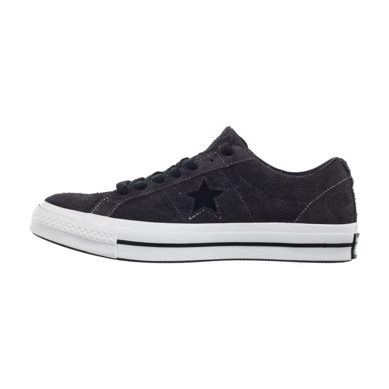 Converse One Star OX Almost Black/White 163247C (CO376-a) sportiniai bateliai