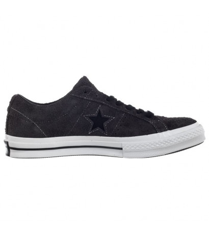 Converse One Star OX Almost Black/White 163247C (CO376-a) sportiniai bateliai