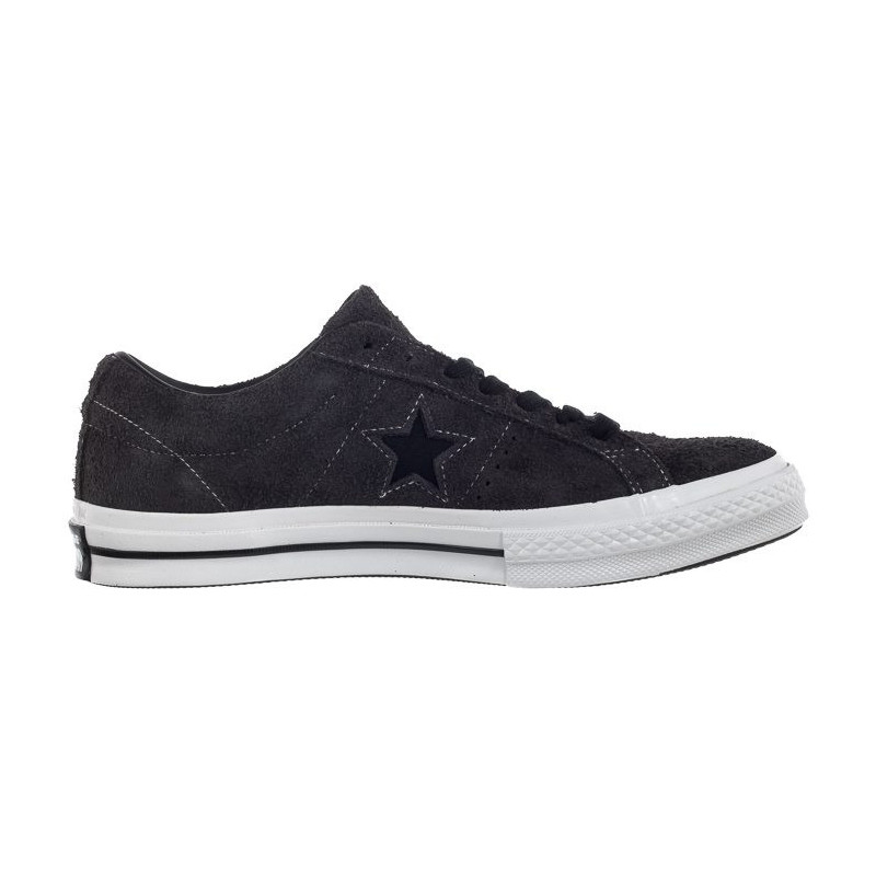 Converse One Star OX Almost Black/White 163247C (CO376-a) spordijalatsid