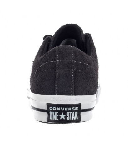 Converse One Star OX Almost Black/White 163247C (CO376-a) sportiniai bateliai