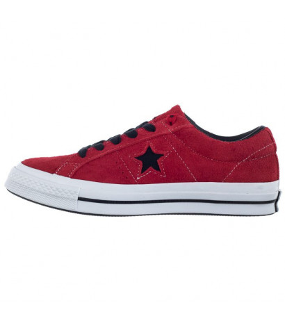 Converse One Star OX Enamel Red/Black/White 163246C (CO376-b) spordijalatsid