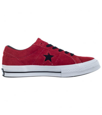 Converse One Star OX Enamel Red/Black/White 163246C (CO376-b) sportiniai bateliai