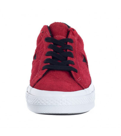 Converse One Star OX Enamel Red/Black/White 163246C (CO376-b) sportiniai bateliai