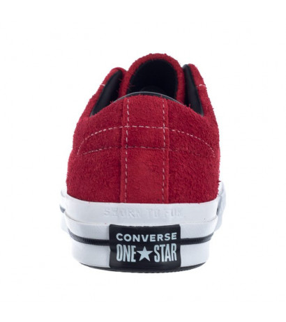 Converse One Star OX Enamel Red/Black/White 163246C (CO376-b) sporta apavi