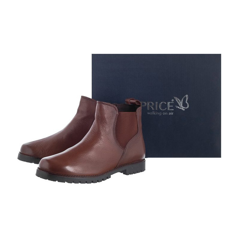 Caprice Brązowe 9-25413-23 303 Cognac Nappa (CP173-a) shoes