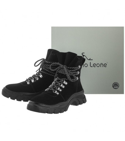 Sergio Leone Czarne Nubuk TR729 (SL315-a) shoes