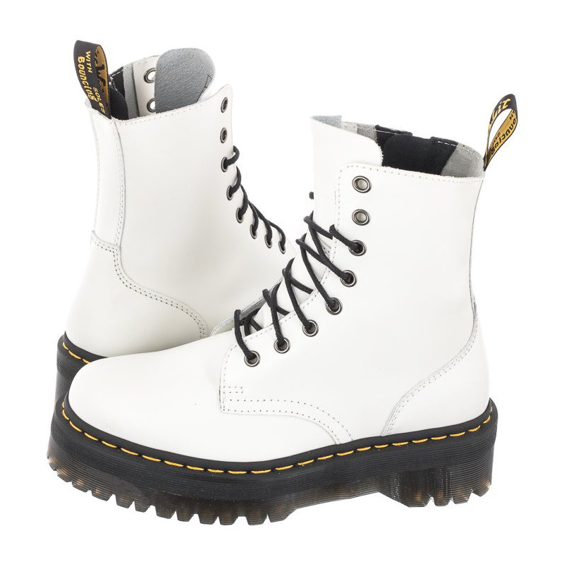 Dr. Martens Jadon White Polished Smooth 15265100 (DR27-b) batai