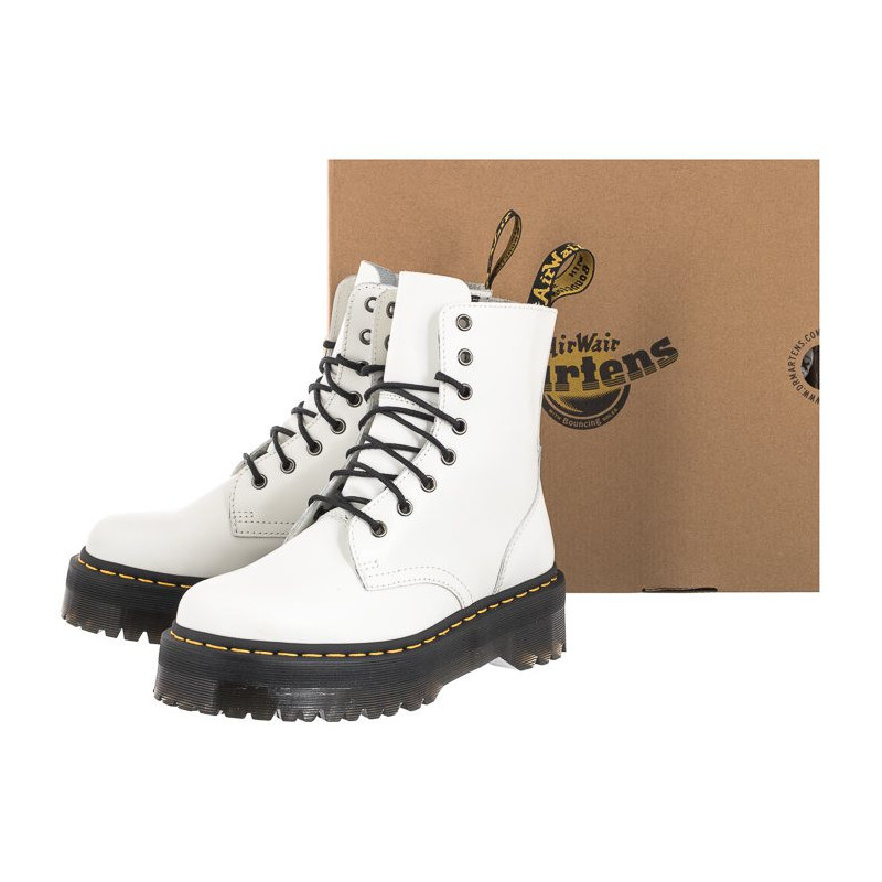 Dr. Martens Jadon White Polished Smooth 15265100 (DR27-b) batai