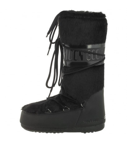 Moon Boot Icon Faux Fur Black 1408900 N001 (MB43-a) zābaki