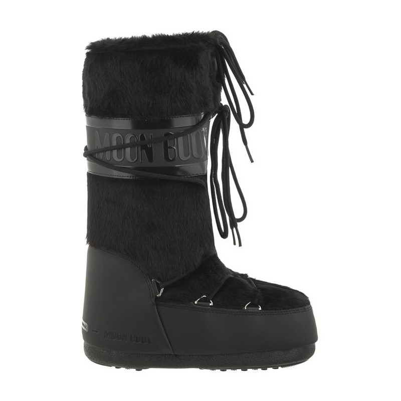 Moon Boot Icon Faux Fur Black 1408900 N001 (MB43-a) zābaki