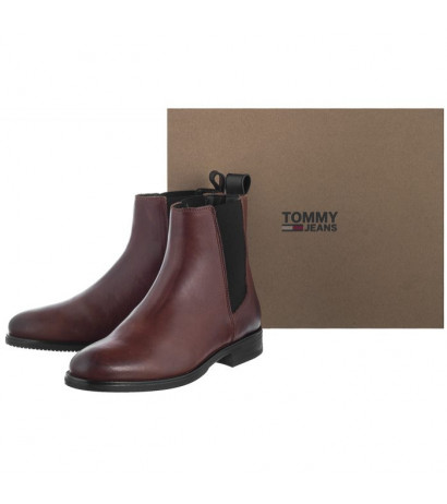 Tommy Hilfiger  Pin Logo Chelsea Boot EN0EN00606 GVI Winter Cognac (TH75-a) kurpes