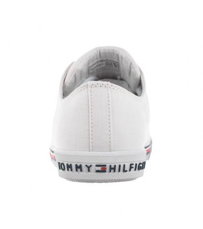 Tommy Hilfiger Low Cut Lace-Up Sneaker T3X4-30692-0890 100 White (TH79-a) sporta apavi