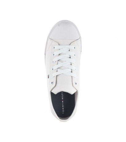 Tommy Hilfiger Low Cut Lace-Up Sneaker T3X4-30692-0890 100 White (TH79-a) sporta apavi