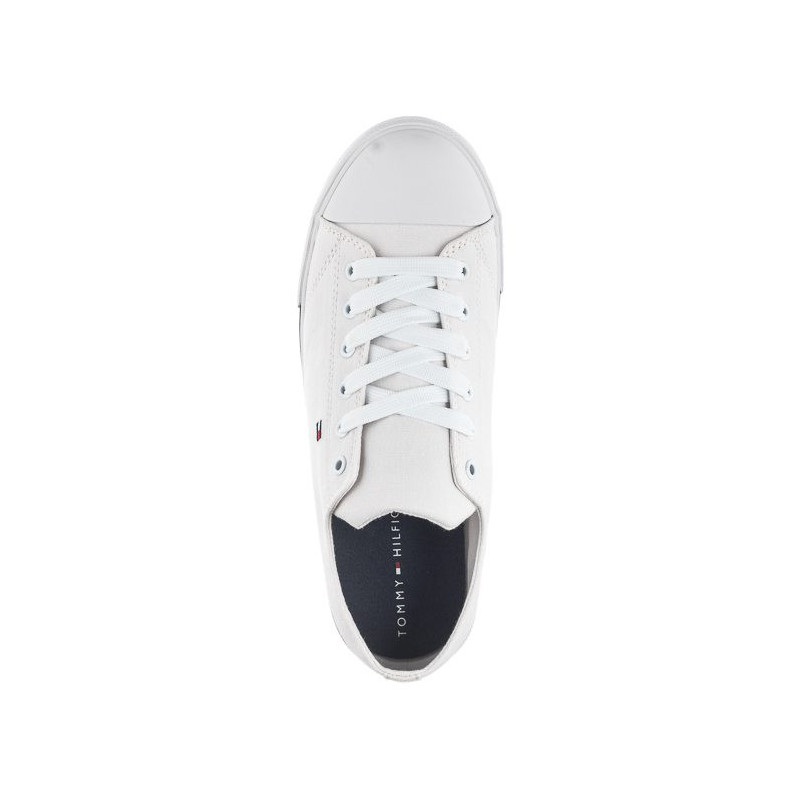 Tommy Hilfiger Low Cut Lace-Up Sneaker T3X4-30692-0890 100 White (TH79-a) sporta apavi