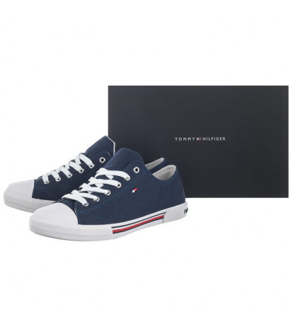 Tommy Hilfiger Low Cut Lace-Up Sneaker T3X4-30692-0890 800 Blue (TH79-b) sporta apavi