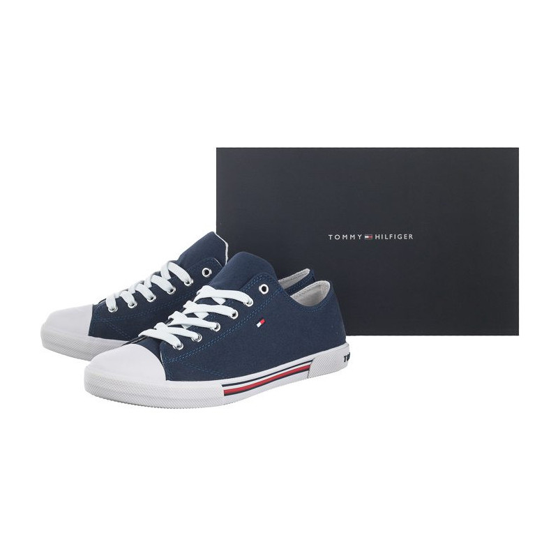 Tommy Hilfiger Low Cut Lace-Up Sneaker T3X4-30692-0890 800 Blue (TH79-b) sporta apavi