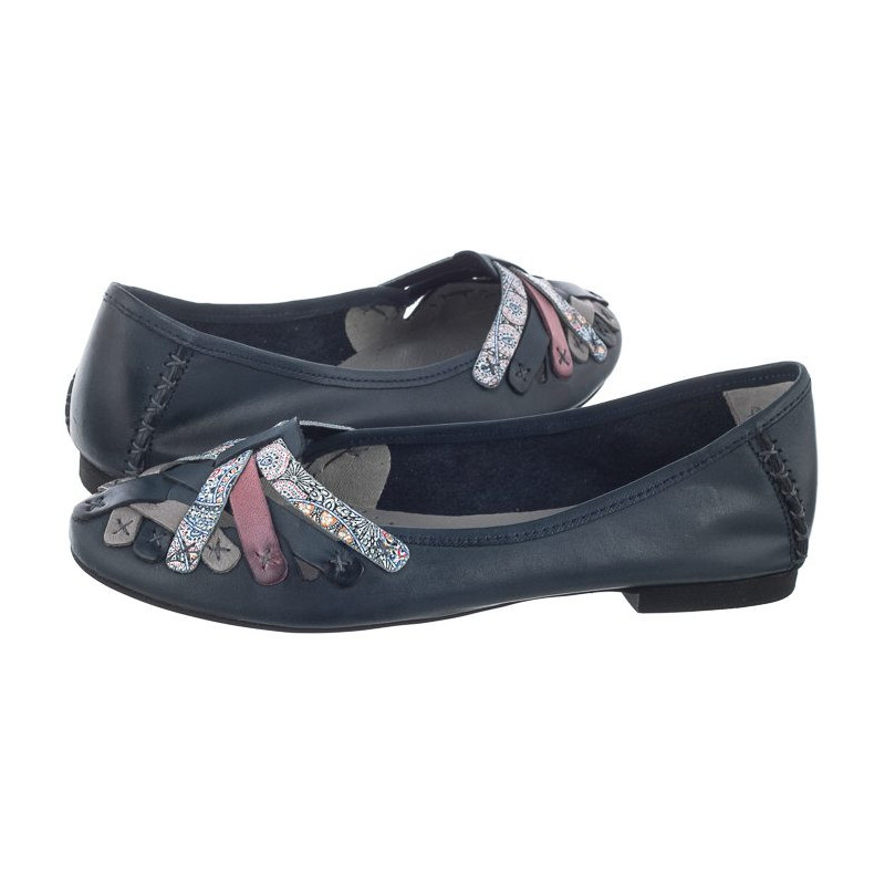 Maciejka Granatowe 01358-27/00-0 (MA563-b) ballerinas