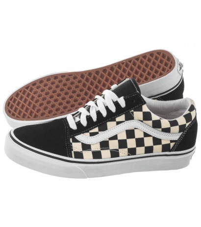 Vans Old Skool (Primary Check) Blk/White VN0A38G1P0S1 (VA296-a) kingad