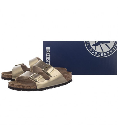 birkenstock arizona bf gold