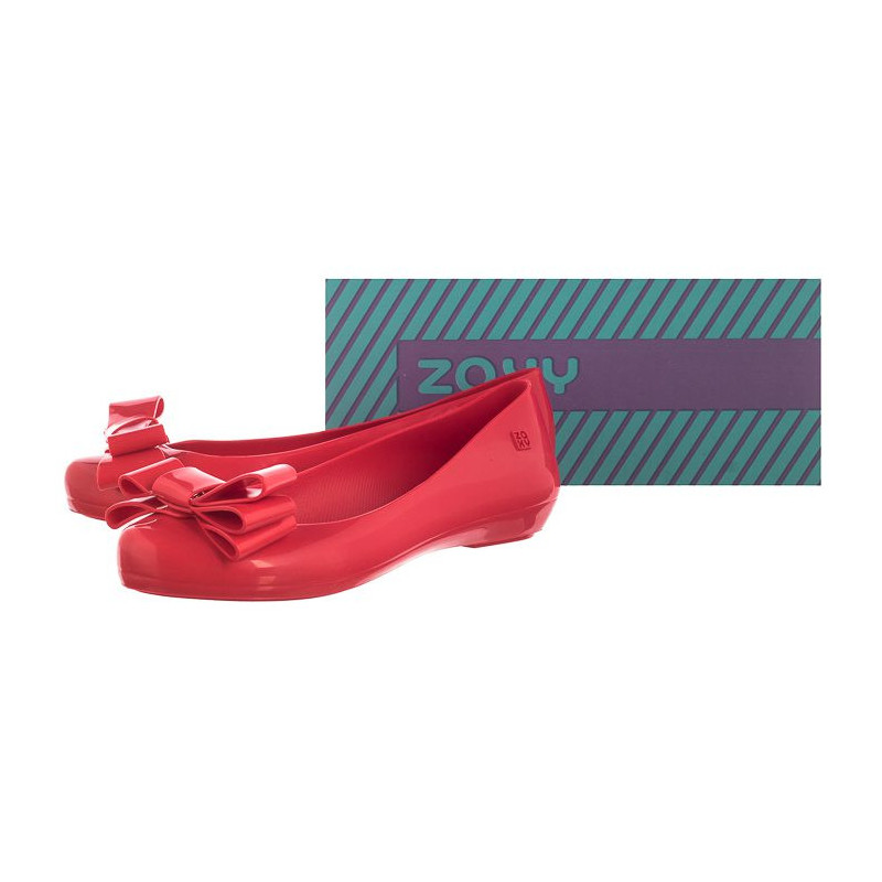 Zaxy Pop Glamour Fem 82888/16380 Czerwone (ZA110-a) ballerinas