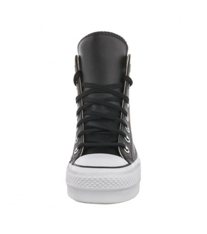 Converse CT All Star Lift Clean Hi Black/Black/White 561675C (CO446-a) kingad