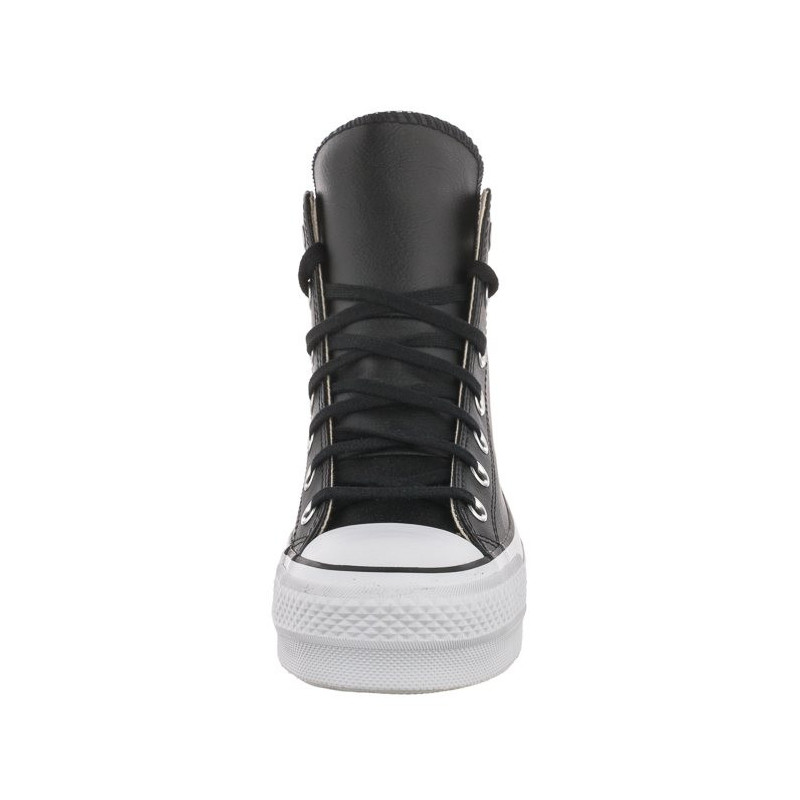 Converse CT All Star Lift Clean Hi Black/Black/White 561675C (CO446-a) bateliai