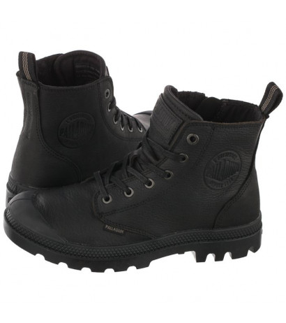 Palladium Pampa Zip Lth Ess Black 76888-008-M (PA64-a) saapad