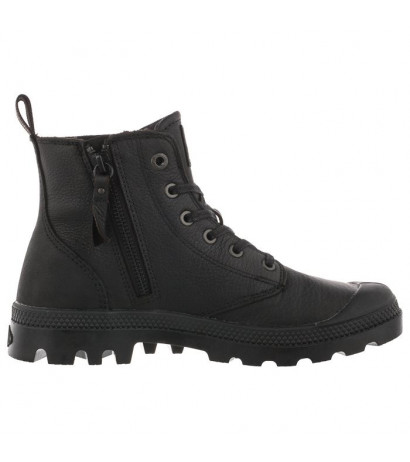 Palladium Pampa Zip Lth Ess Black 76888-008-M (PA64-a) batai