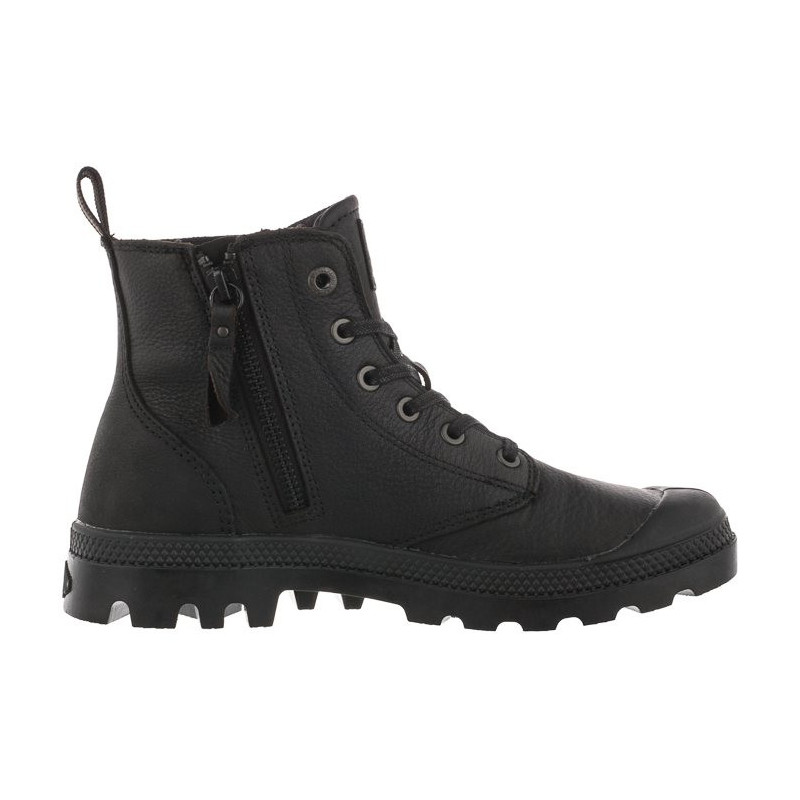 Palladium Pampa Zip Lth Ess Black 76888-008-M (PA64-a) batai