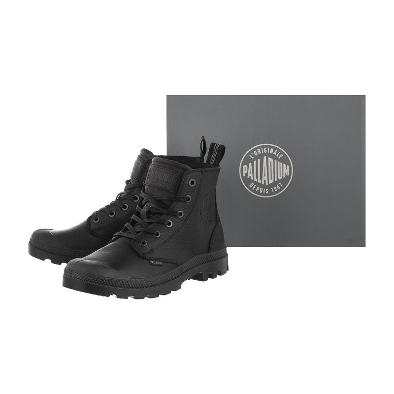 Palladium Pampa Zip Lth Ess Black 76888-008-M (PA64-a) batai