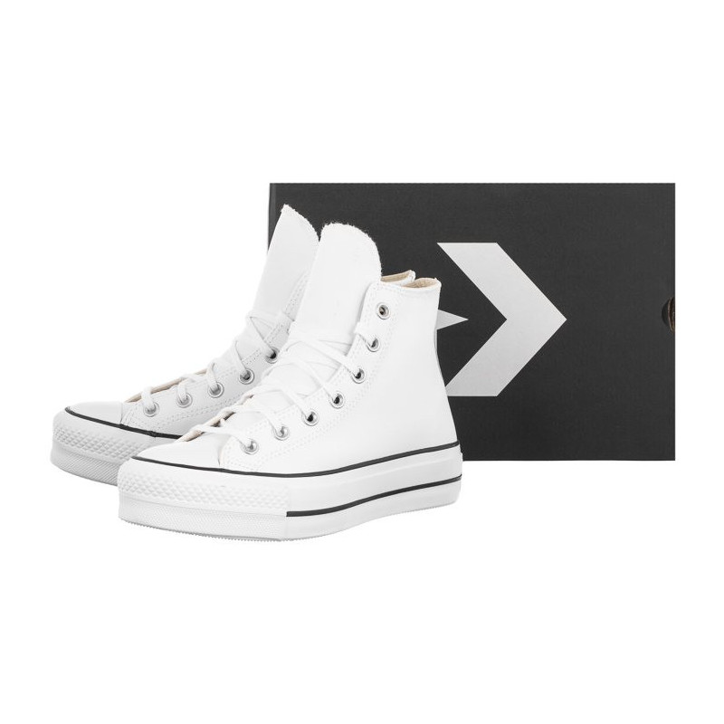 Converse CT All Star Lift Hi White/Black/White 561676C (CO446-b) bateliai