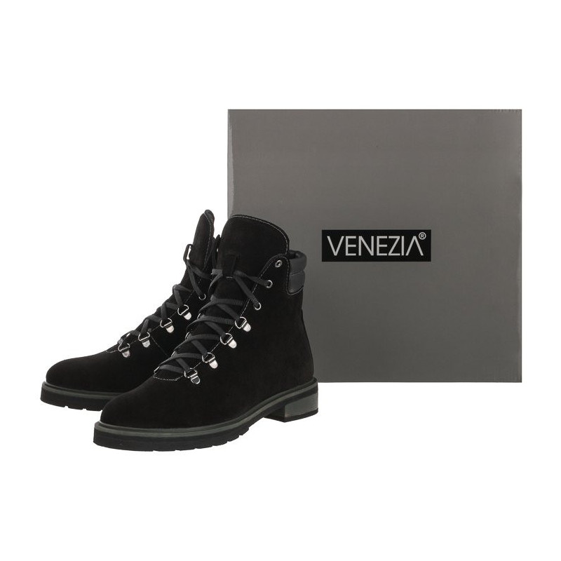 Venezia Czarne 0382953 BLACK (VE505-a) boots