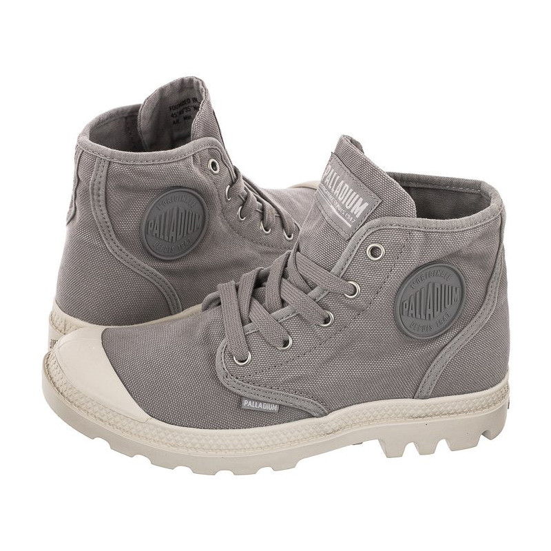 Palladium Pampa Hi Gray Flannel 92352-071-M (PA73-c) bateliai