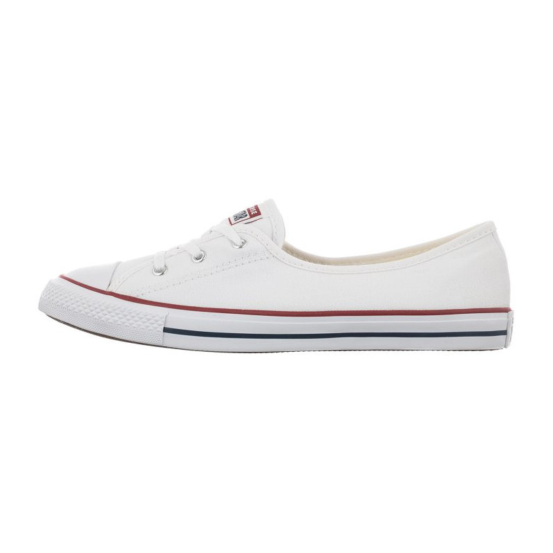 Converse CT All Star Ballet Lace Slip White/Garnet/Navy 566774C (CO467-a) bateliai