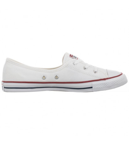 Converse CT All Star Ballet Lace Slip White/Garnet/Navy 566774C (CO467-a) bateliai