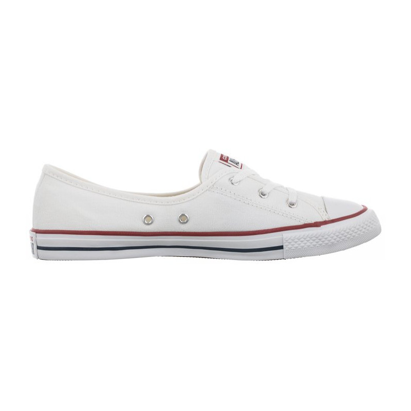 Converse CT All Star Ballet Lace Slip White/Garnet/Navy 566774C (CO467-a) bateliai