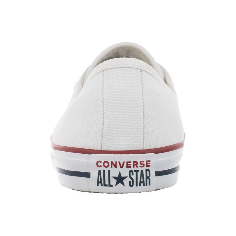 Converse CT All Star Ballet Lace Slip White/Garnet/Navy 566774C (CO467-a) bateliai