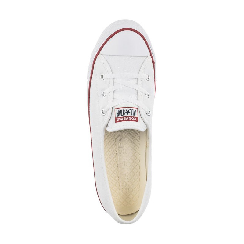 Converse CT All Star Ballet Lace Slip White/Garnet/Navy 566774C (CO467-a) bateliai