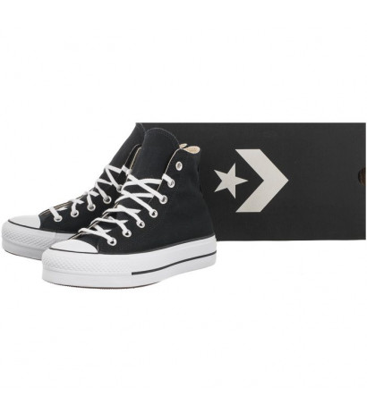 Converse CT All Star Lift Hi Black/White 560845C (CO468-b) bateliai