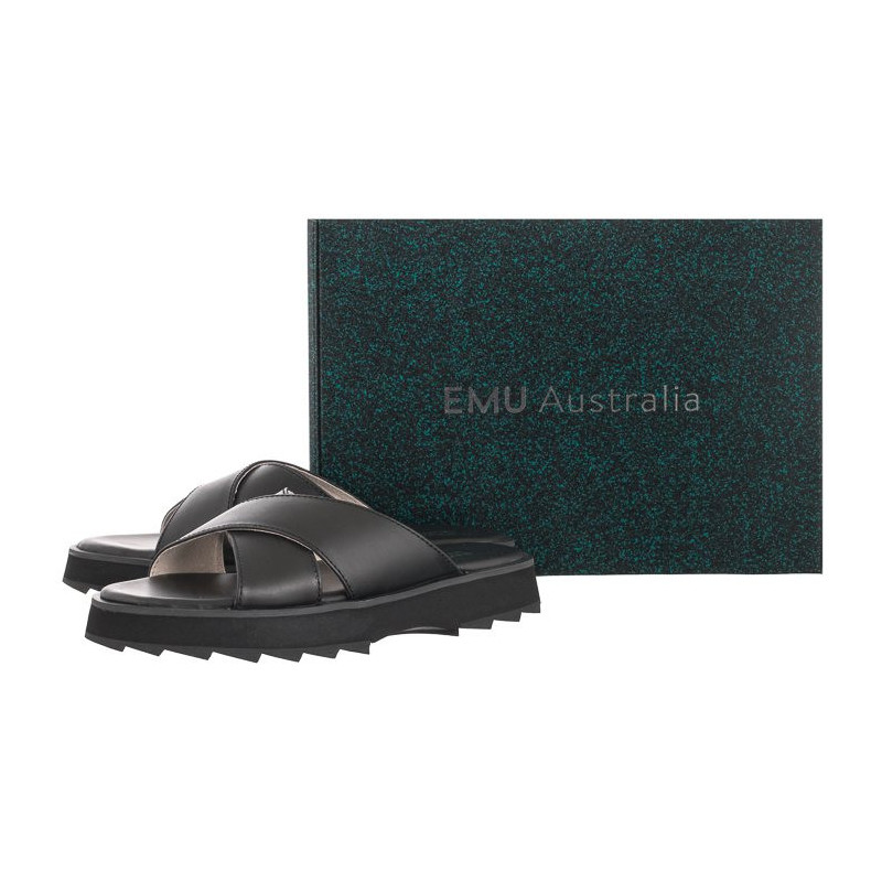 EMU Australia Manta Black W12478 (EM356-a) Moteriški batai/šlepetės