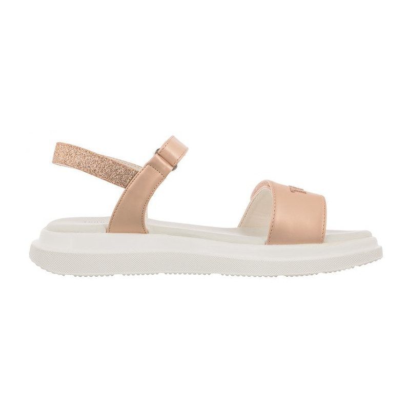 Tommy Hilfiger Velcro Sandal T3A2-31039-1189 X122 Nude/Powder Pink (TH219-a) sandals