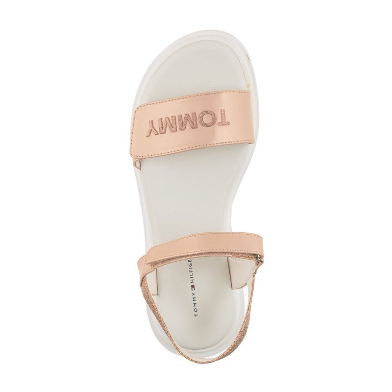 Tommy Hilfiger Velcro Sandal T3A2-31039-1189 X122 Nude/Powder Pink (TH219-a) sandals